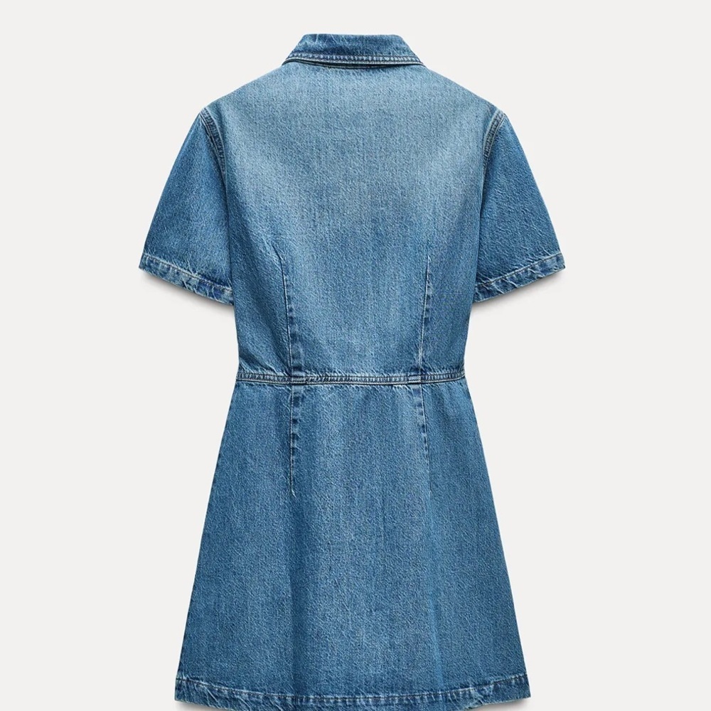 Spring /summer 🌺 ZARA NWT  DENIN DRESS 
🚨FIRM PRICE NO DISCOUNT ALREADY LOW - Picture 4 of 4